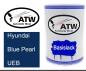 Preview: Hyundai, Blue Pearl, UEB: 500ml Lackdose, von ATW Autoteile West.